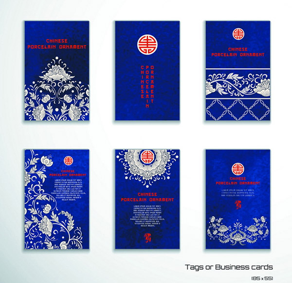 Traditional Pattern Element Cards