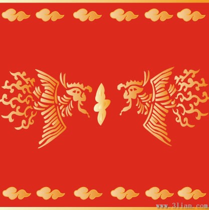 patrón tradicional de phoenix