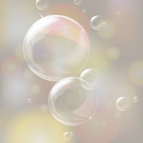 arrière-plan transparent bulle créative