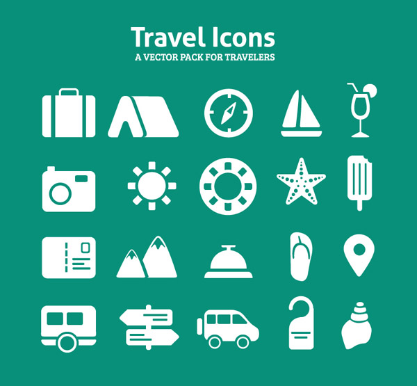 viajes icono diseño