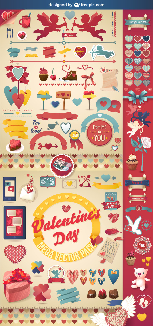 Valentinstag-design