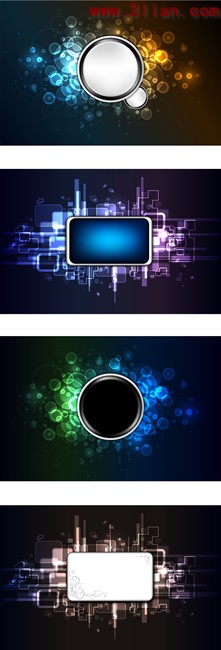 Variety Of Border Background Material