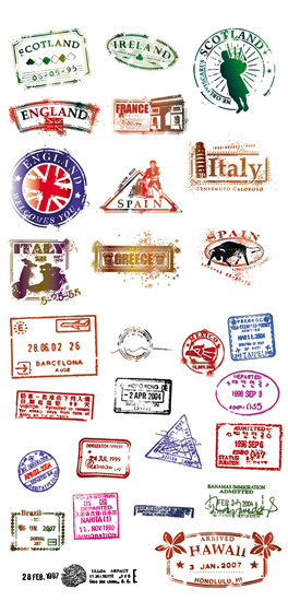 varios tipos de sello