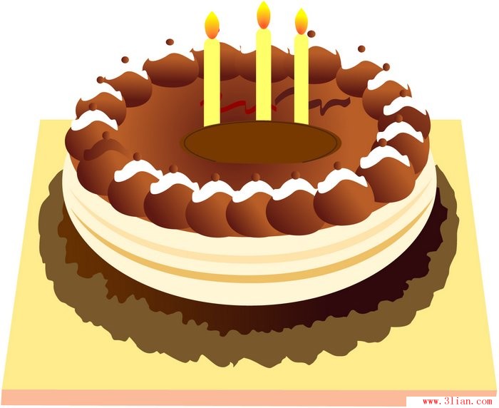 Vector Birthday Cake