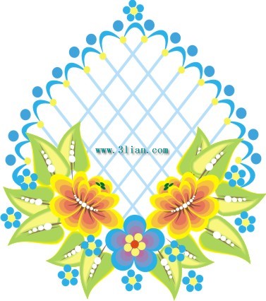 material floral Vector