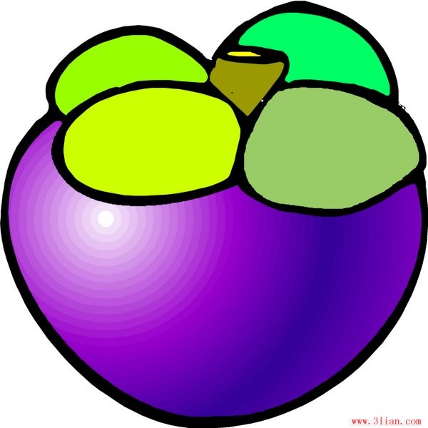 frutas vectoriales