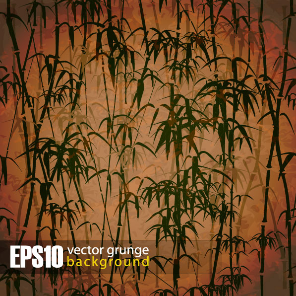 Vintage Bambus Muster Hintergrund