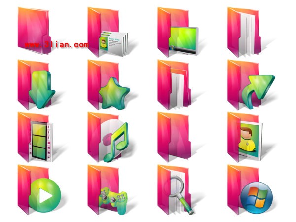 Vista Computer Style Folder Icon