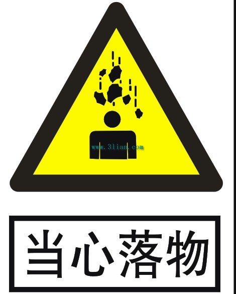 Watch Out For Falling Objects Vector Graphics