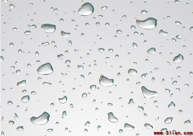 Water Drops Background Material