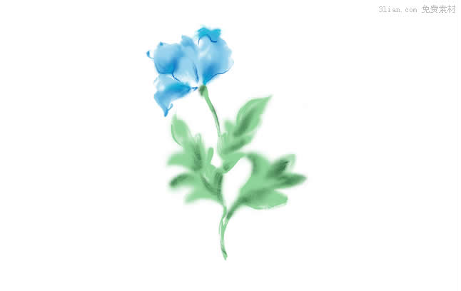 Watercolor Flower Psd Source File