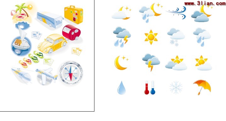materiał ikonę pogody i życie