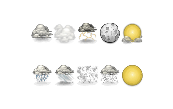 Weather Theme Png Icons