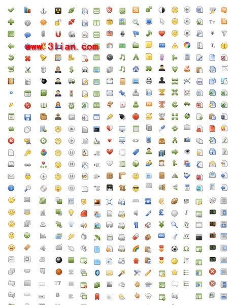 ícones de página da Web