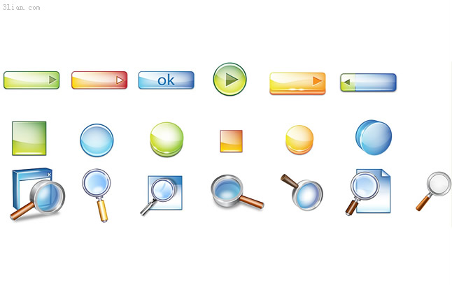 Web Page Search Button Icon Psd Material