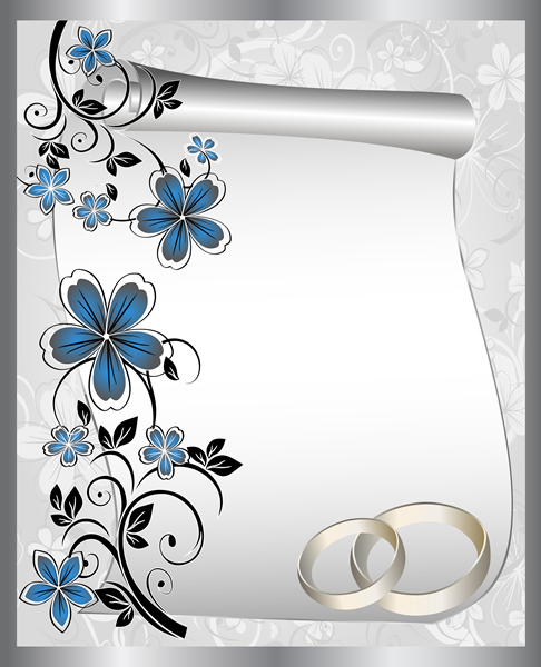 undangan pernikahan kertas dekoratif