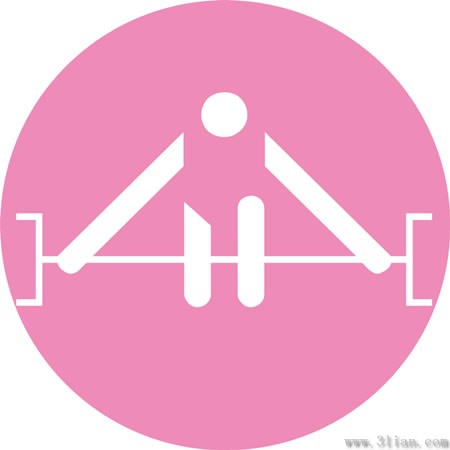 Gewichtheben-Symbol