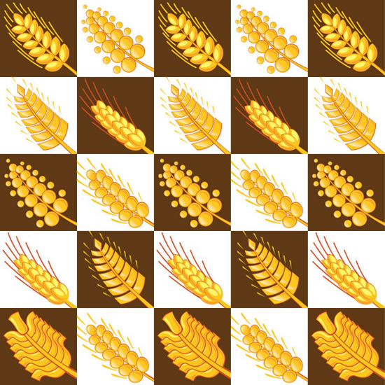 patrón de trigo