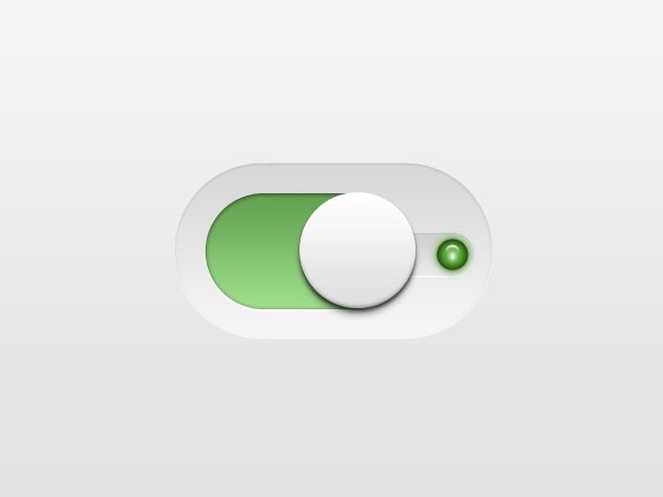 White Button Psd Material