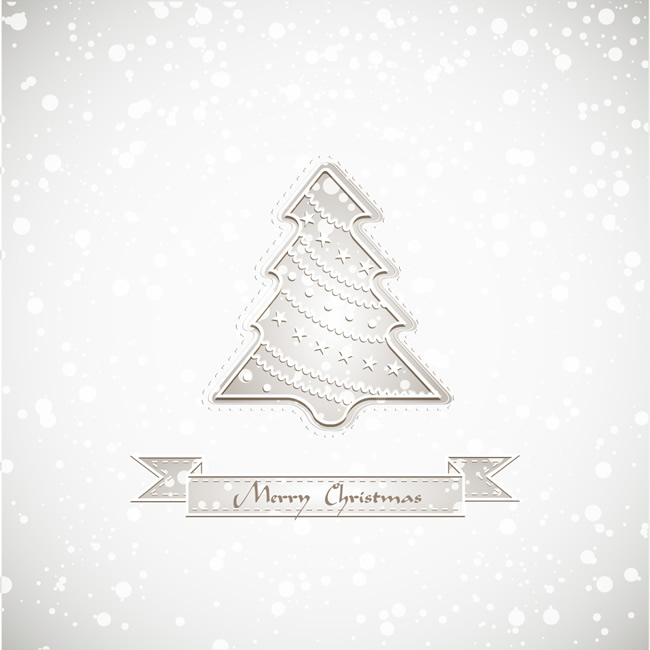 weißer Weihnachtsbaum-Hintergrund