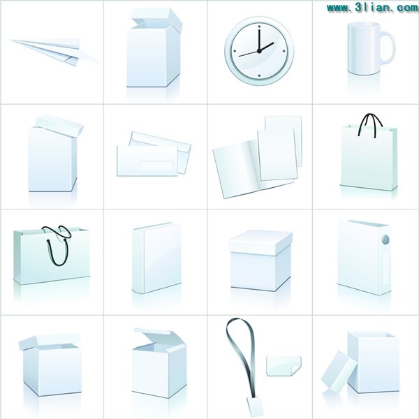 icône de boîte de sac à main blanc