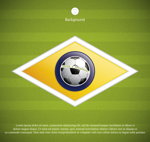 cartaz de esportes do mundo copa futebol