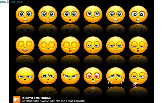 gelbe Farbe Png emoticons