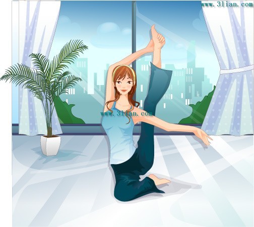 garota do Yoga