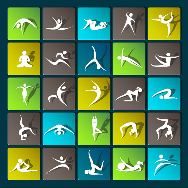 icono de yoga
