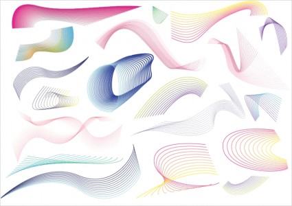 20 vector dòng swirls và mô hình