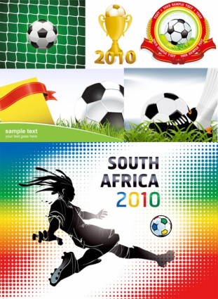 Afrique du Sud 2010 vecteur de promotion album du coupe du monde