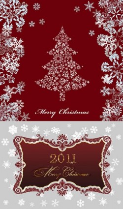 2011 クリスマス パターン ベクトル
