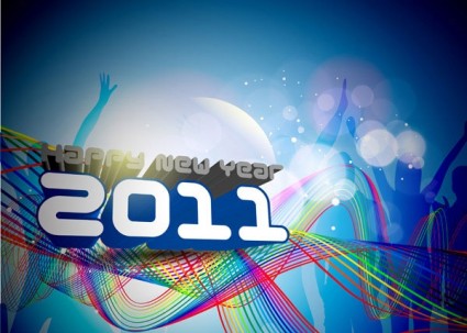 2011 font desain vektor