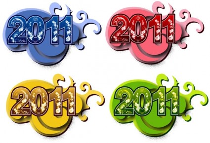 2011 vettoriale font
