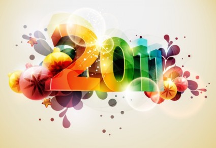 2011 Новый год карта