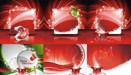 2011 yeni yıl Noel vektör