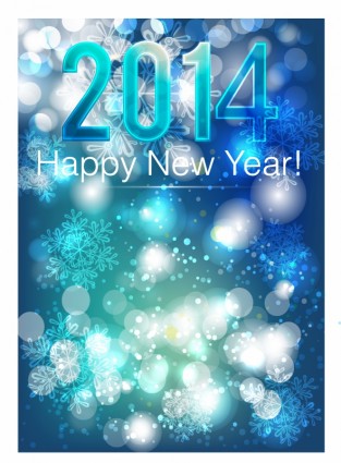 2014 красивый новый год празднование фон