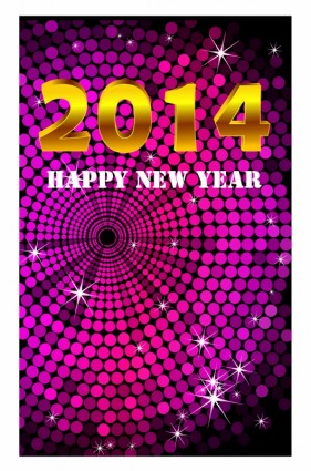 fond de célébration 2014 belle nouvelle année