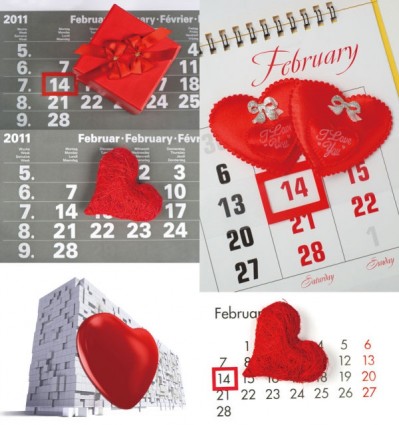214 Valentine39s Day Desk Calendar Highdefinition Picture