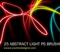 25 Abstract Light Brushes Vol