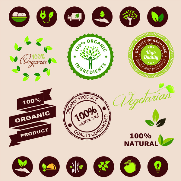 100 Alam organik label