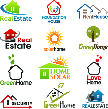 Бесплатные векторные логотипы 12 вид недвижимости
