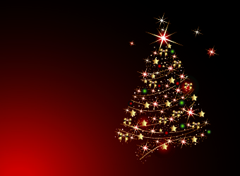 vetor de concepção abstrata de árvore de Natal 2014