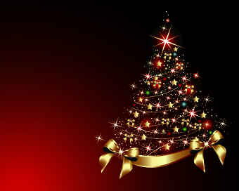 2014 soyut Noel ağacı tasarlamak vektör