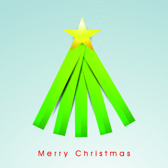 pohon Natal lucu 2014 desain vektor