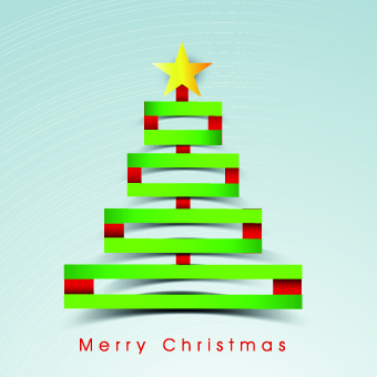 2014 komik Noel ağacı tasarlamak vektör