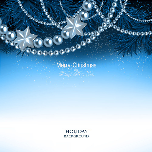 2015 Weihnachts- und reich verzierte Perle Hintergrund