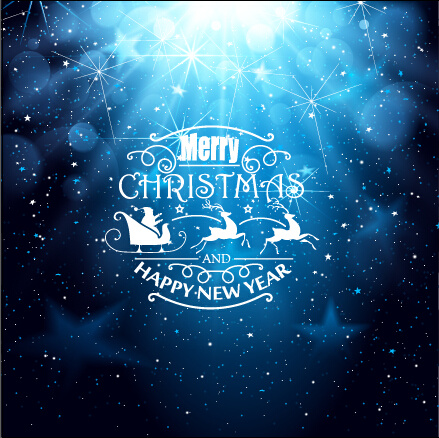 Neujahr 2015 mit hellem Hintergrund Weihnachten blau