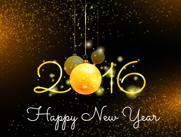 Fondo de feliz año nuevo 2016
