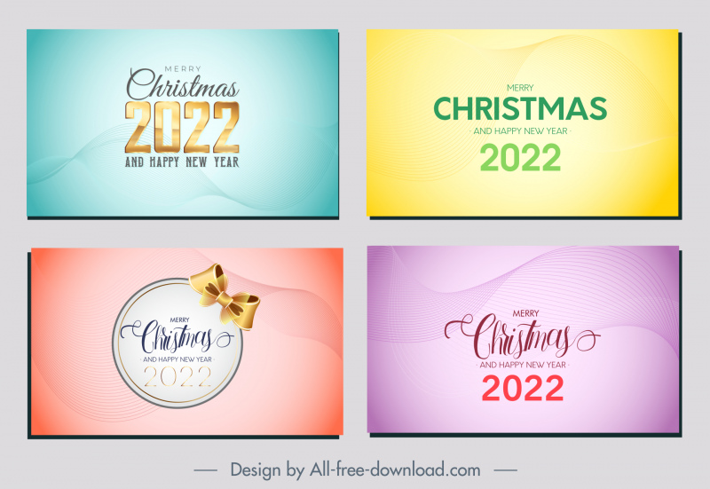 2022 с Новым годом с юбилеем с рождественскими открытками шаблоны обложек
